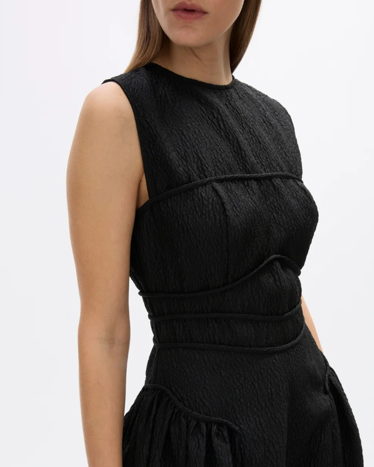 Rachel Gilbert Sophia Midi Dress Black