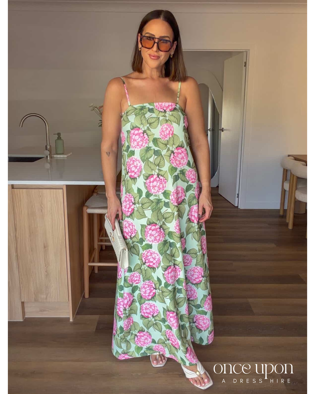 Palm Noosa Alessia Dress Pink Jardin