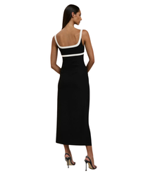 By Johnny Saraya Scoop Split Dress