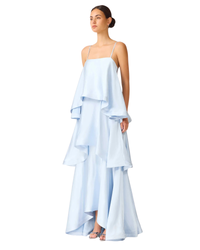 Elliatt Tilly Tiered Maxi Dress Pale Blue