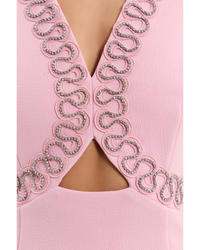 Rebecca Vallance Cava Midi Dress Pink