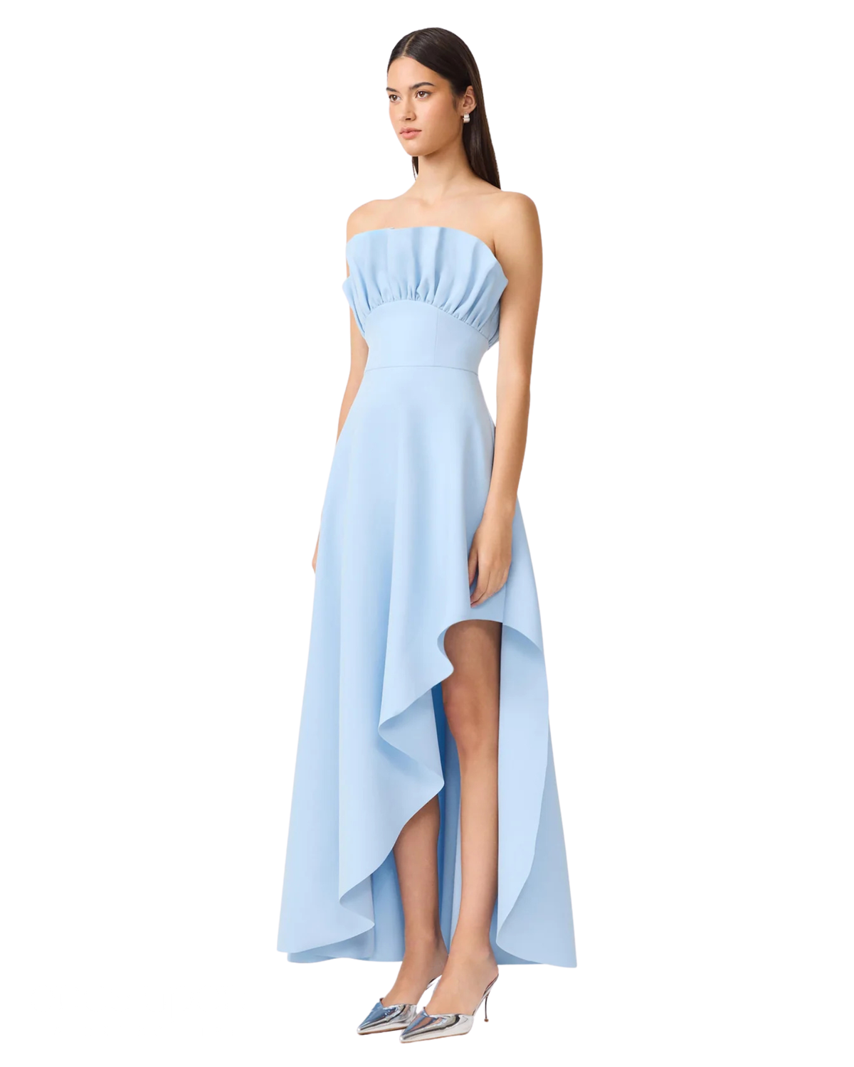 Elliatt Liora Strapless Asymmetric Gown