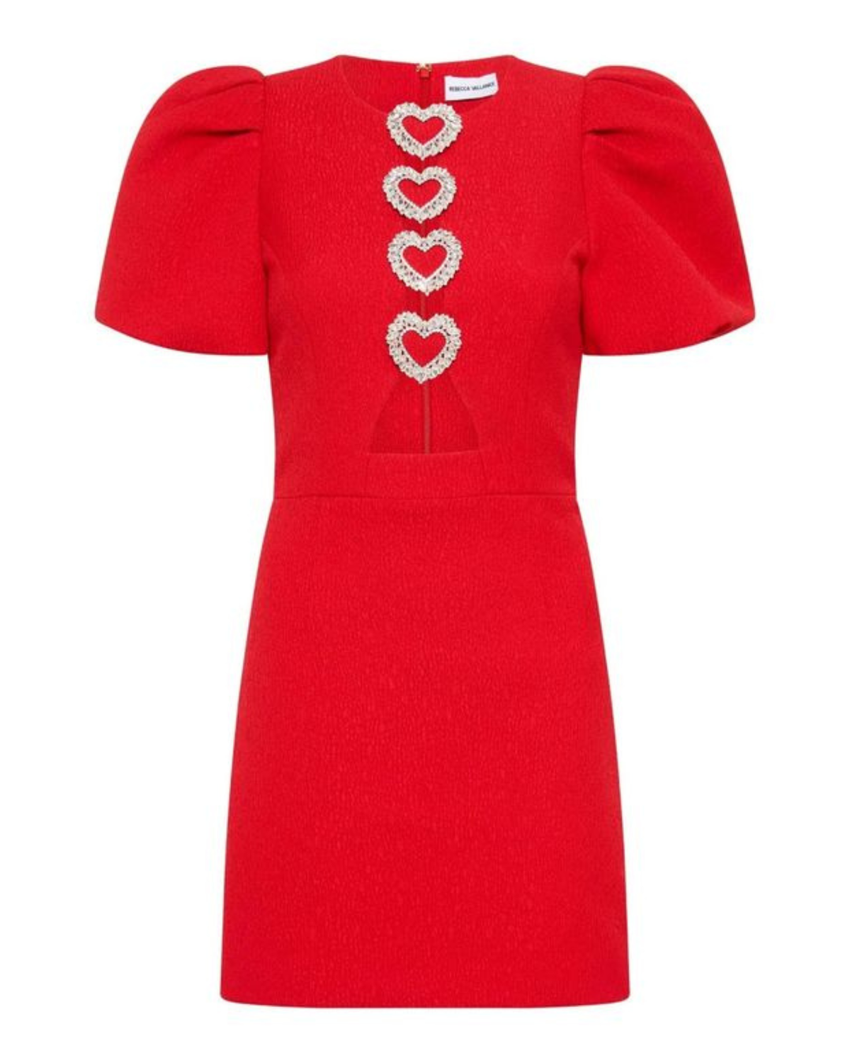 Rebecca Vallance Chiara Puff Sleeve Mini Dress