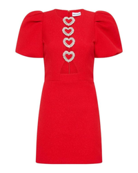 Rebecca Vallance Chiara Puff Sleeve Mini Dress