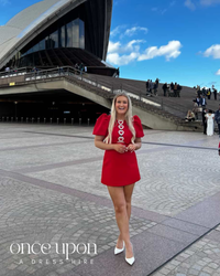 Rebecca Vallance Chiara Puff Sleeve Mini Dress