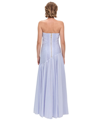 Aje Aquiline Gown Blue