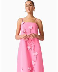 Elliatt Nolana Floral Applique Gown Pink