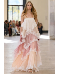 Aje Ophelia Lace Gown Multi