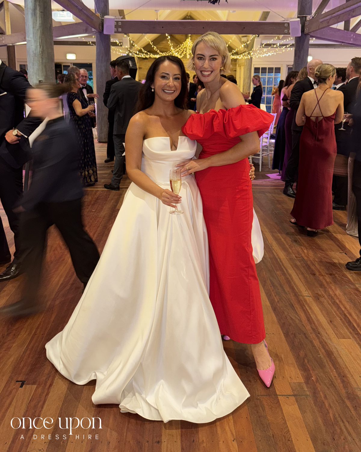 Shona Joy Campbell Off Shoulder Bubble Maxi Dress