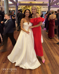 Shona Joy Campbell Off Shoulder Bubble Maxi Dress