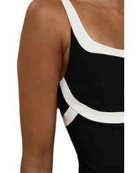 By Johnny Saraya Scoop Split Dress