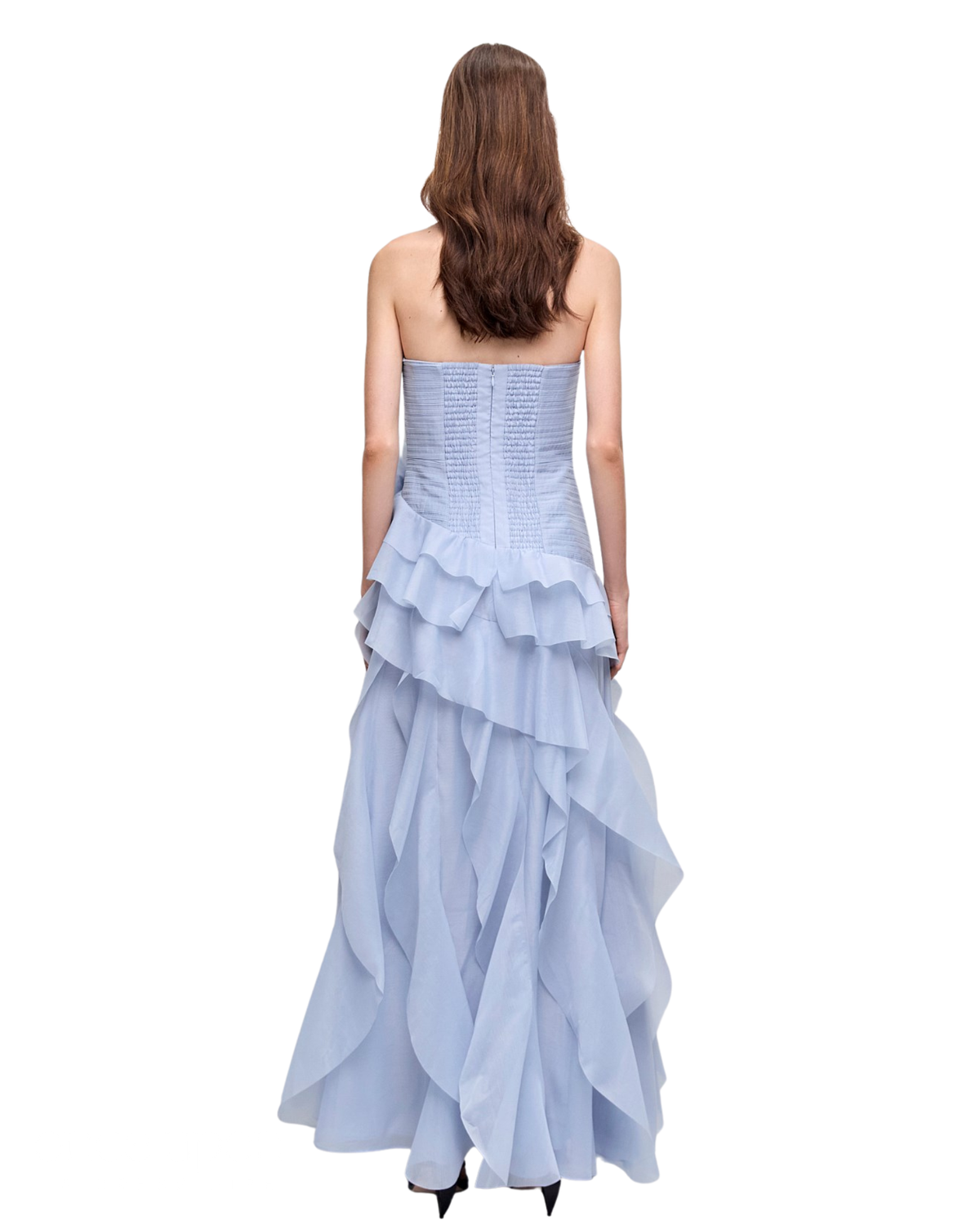 Aje Canyon Gown Cloud Blue