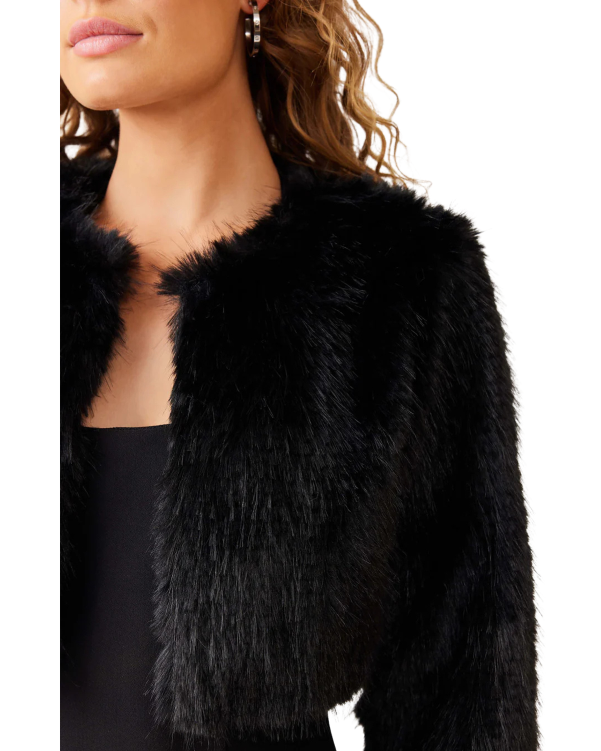 Elliatt Desiree Cropped Jacket Black