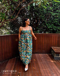 Alemais Carmine Tie Back Midi Dress