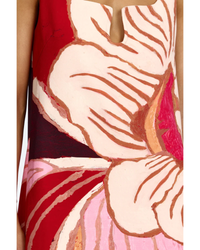Acler Llewellyn Mini Dress in Red Rouge Eclipse print, close-up of the print
