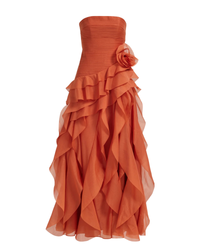 Aje Canyon Gown Coral Clay