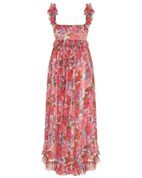 Zimmermann Poppy Frill Edge Midi Dress