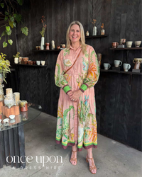 Alemais Papaya Shirt Dress