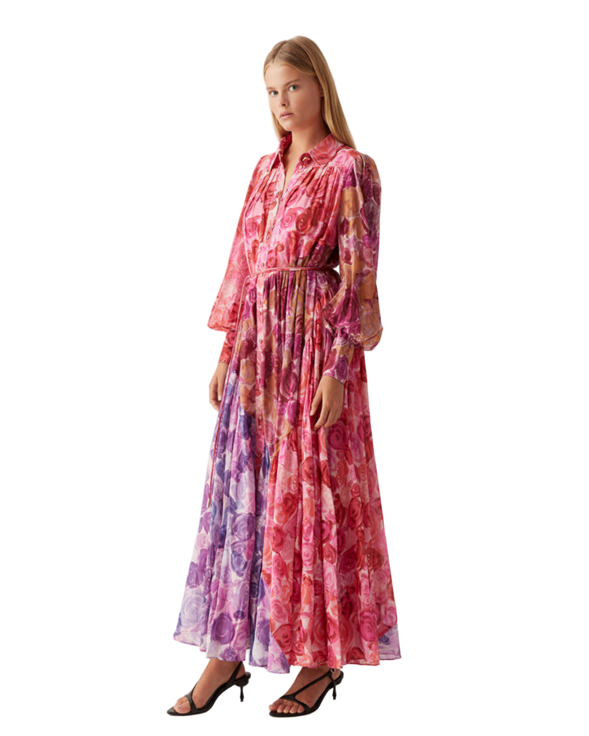 Aje Collision Smock Maxi Dress