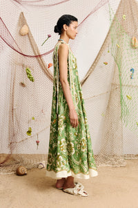 Alemais Alessia Ballet Sundress Green Floral