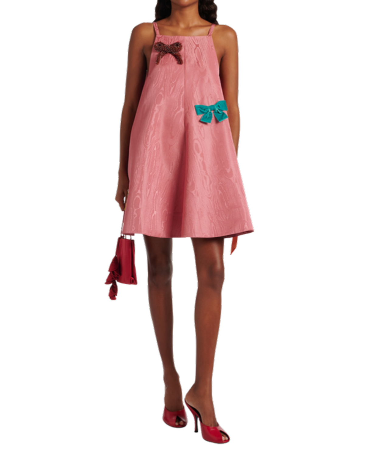 Alemais Valentina Mini Dress Blush Pink - front