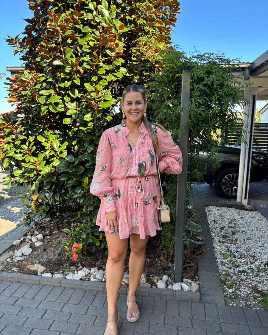 Customer in Alemais Cleo Mini Dress