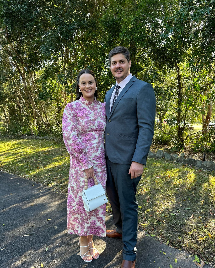 Customer in Alemais Isla Midi Dress